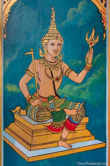 painting of the god Indra