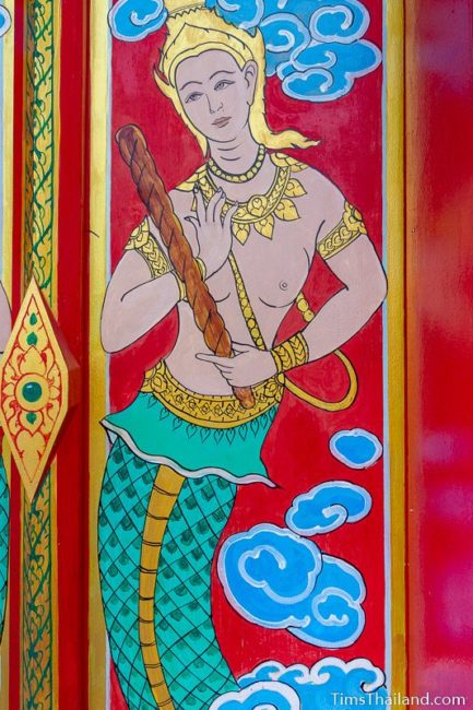 painting of the god Rahu