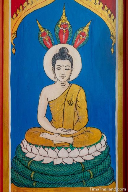 painting of the Saturday Buddha