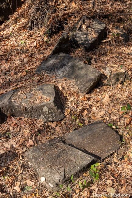 sandstone blocks