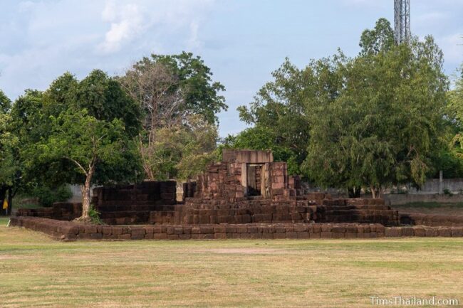 view of temple from afar