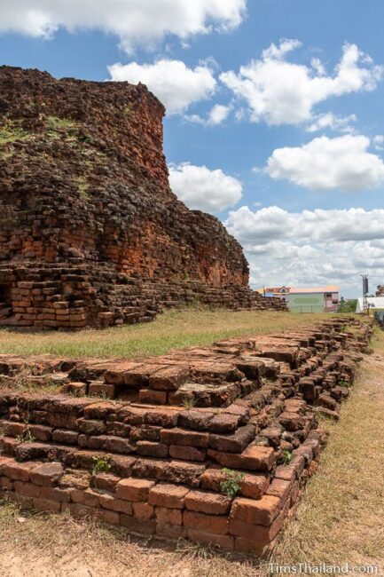 ruined brick stupa