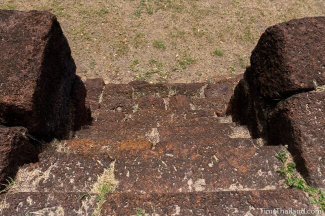 looking down steps