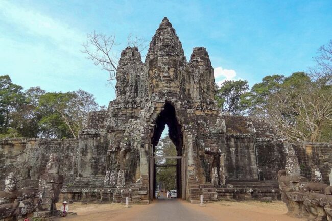 southern gate of Angkor Thom temple