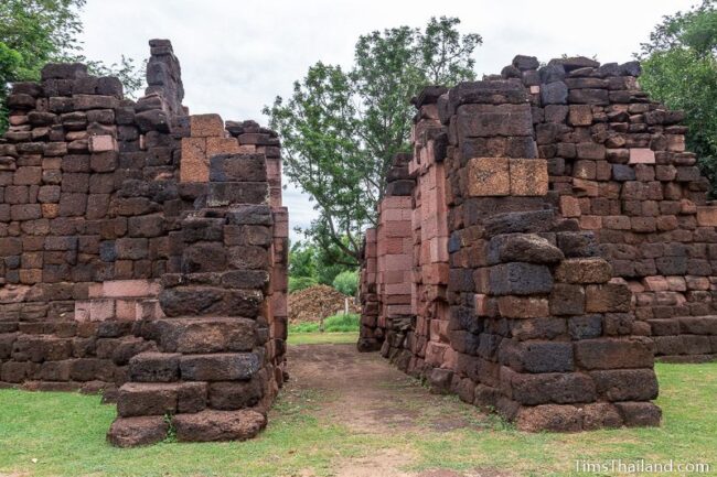 view through the northern gate