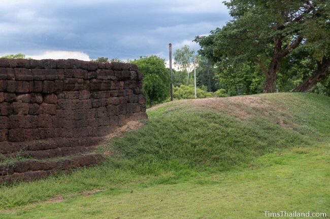 southern gate and berm