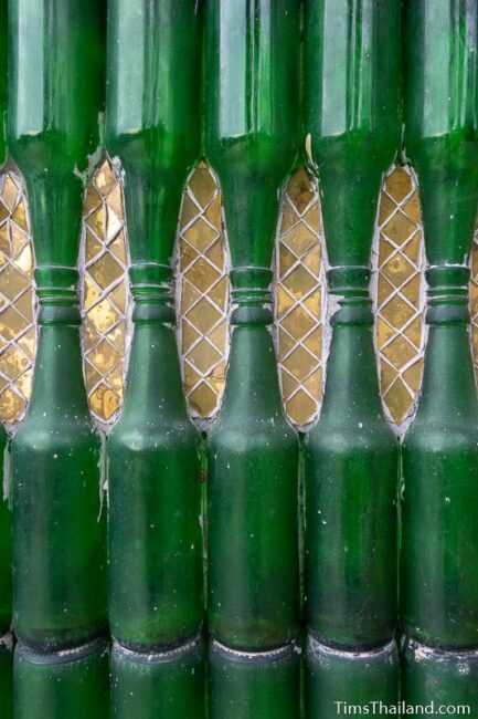 close up of bottle wall