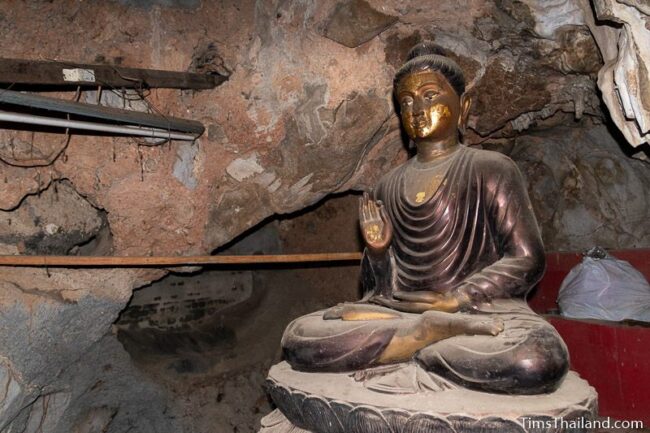 Buddha in cave