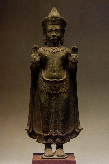 Buddha with both hands raised