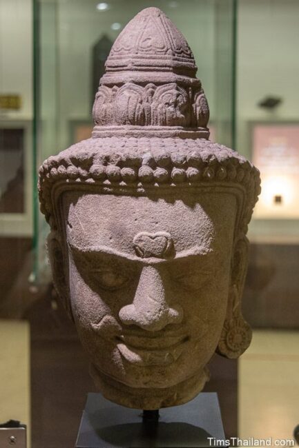 head of a deity