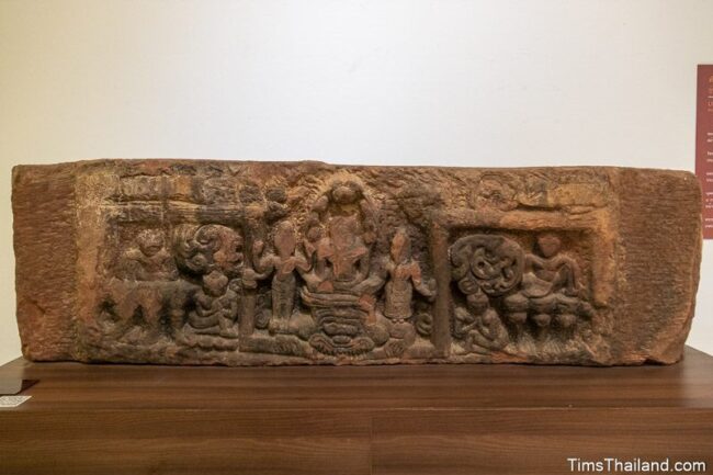 lintel with three Bodhisattvas