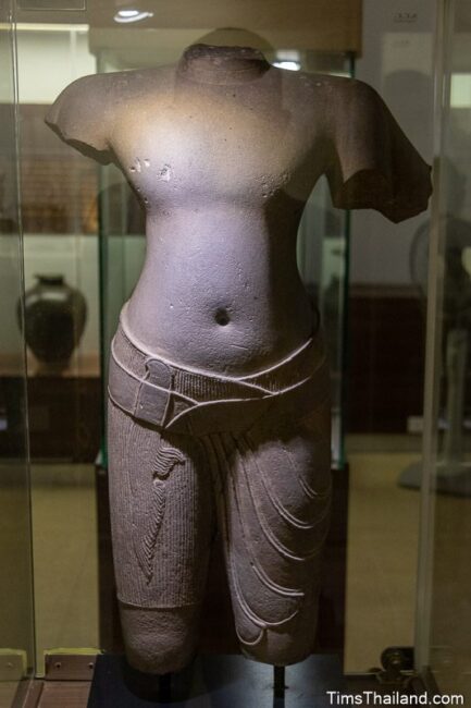 headless statue of Vishnu