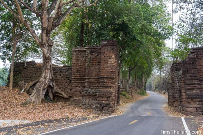 ancient brick gate