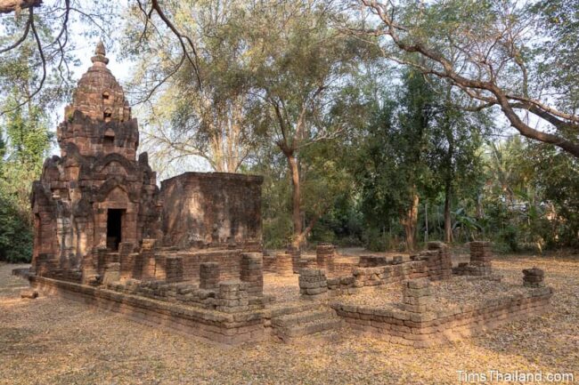 small Khmer temple ruin