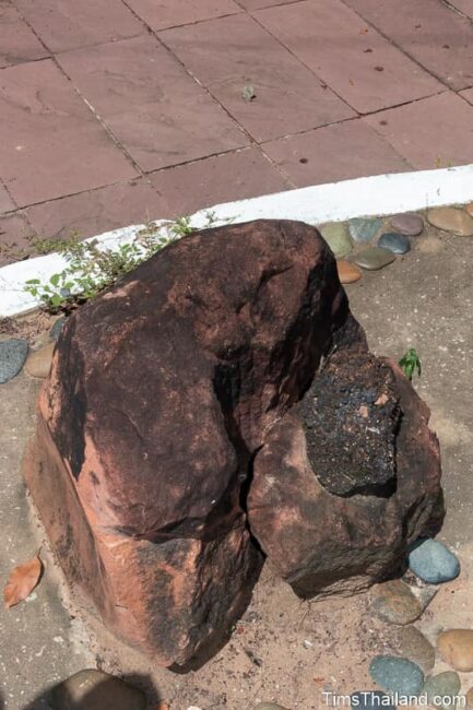 broken sandstone pedestal