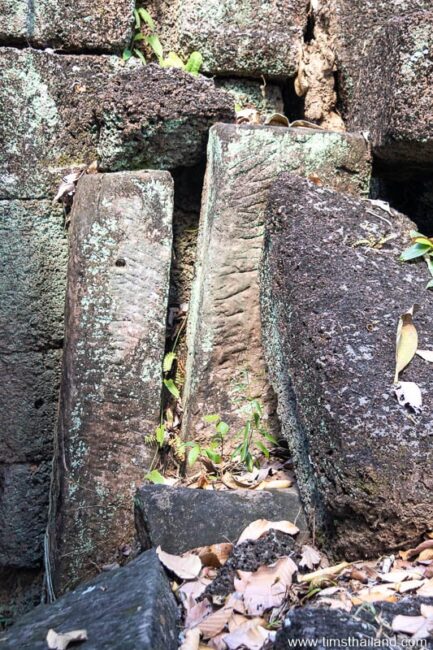 sandstone blocks