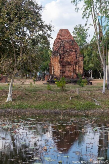 moat in front of prang