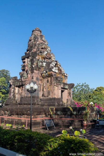 side view (southeast) of the temple