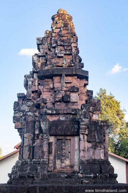 west view of the temple