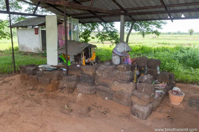 side view of shrine