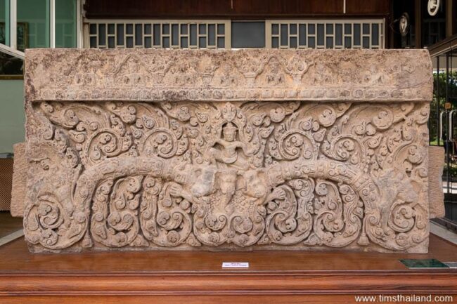 lintel on display in museum