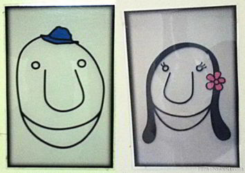Creative Thai bathroom sign