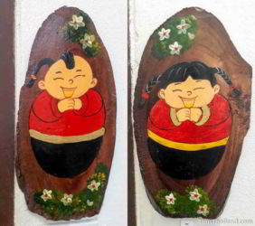 Creative Thai bathroom sign