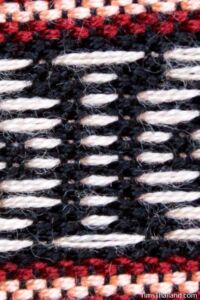 close-up of cotton fabric