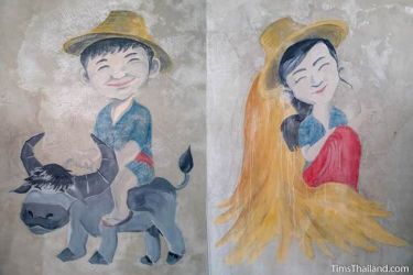 Creative Thai bathroom sign