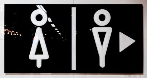 creative Thai bathroom sign