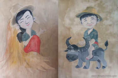 creative Thai bathroom sign